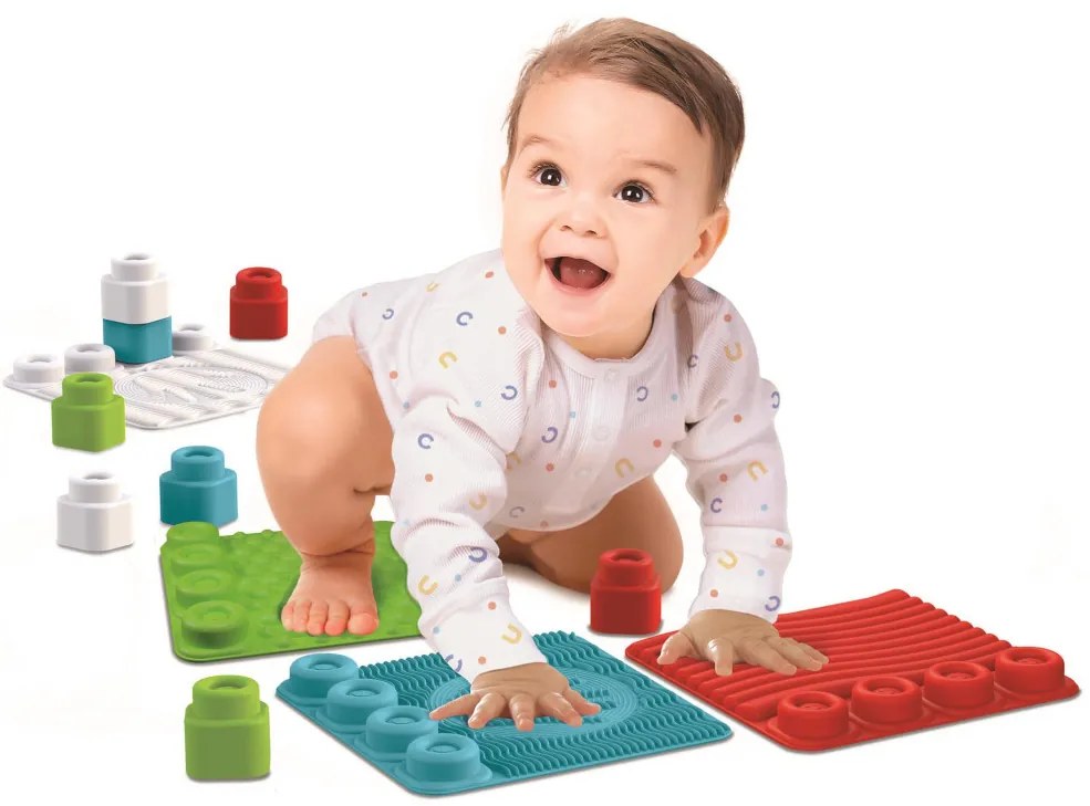 Színes Clemmy Touch &amp; Play készségfejlesztő babajáték Clementoni