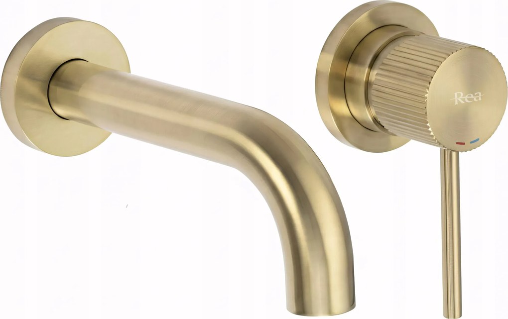 Rea Falsík Alatti Mosdó Csaptelep Lungo Stripe Arany Szálcsiszolt+doboz