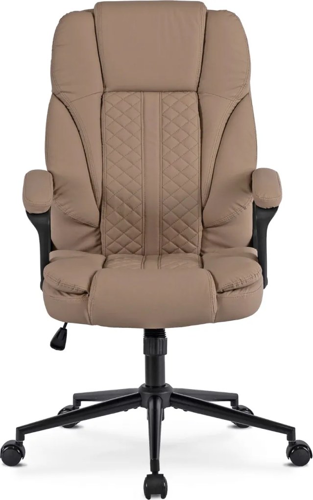 Forgószék bézs színben, műbőr kárpittal. PHONIX