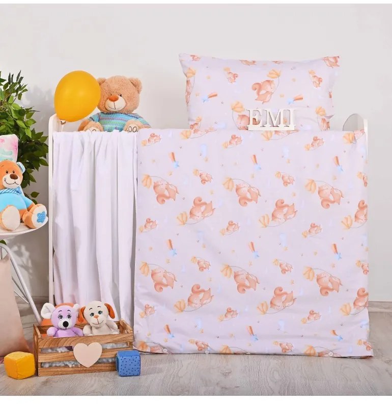 EMI Mókus gyermek ágyneműhuzat, Gyerekgarnitúra 90x130 + 45x65