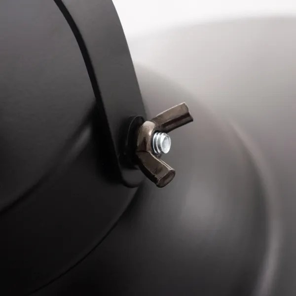 Csillár IRON 1 1xE27/60W fekete