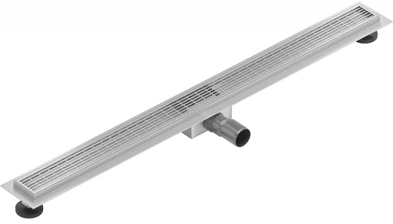 Mexen Flat M33 rozsdamentes acél zuhanytálca 90 cm, rozsdamentes acél, 1033090-15