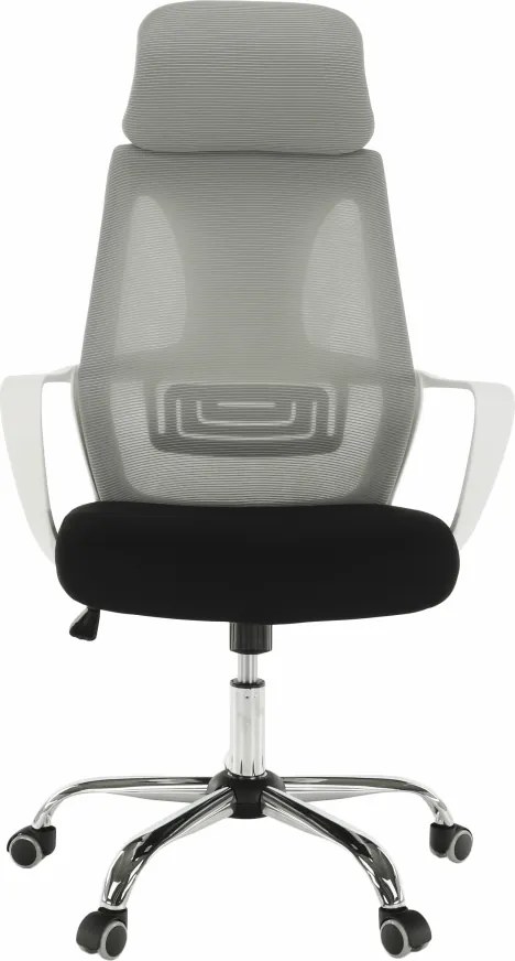 Irodai szék, szürke/fekete/fehér, TAXIS