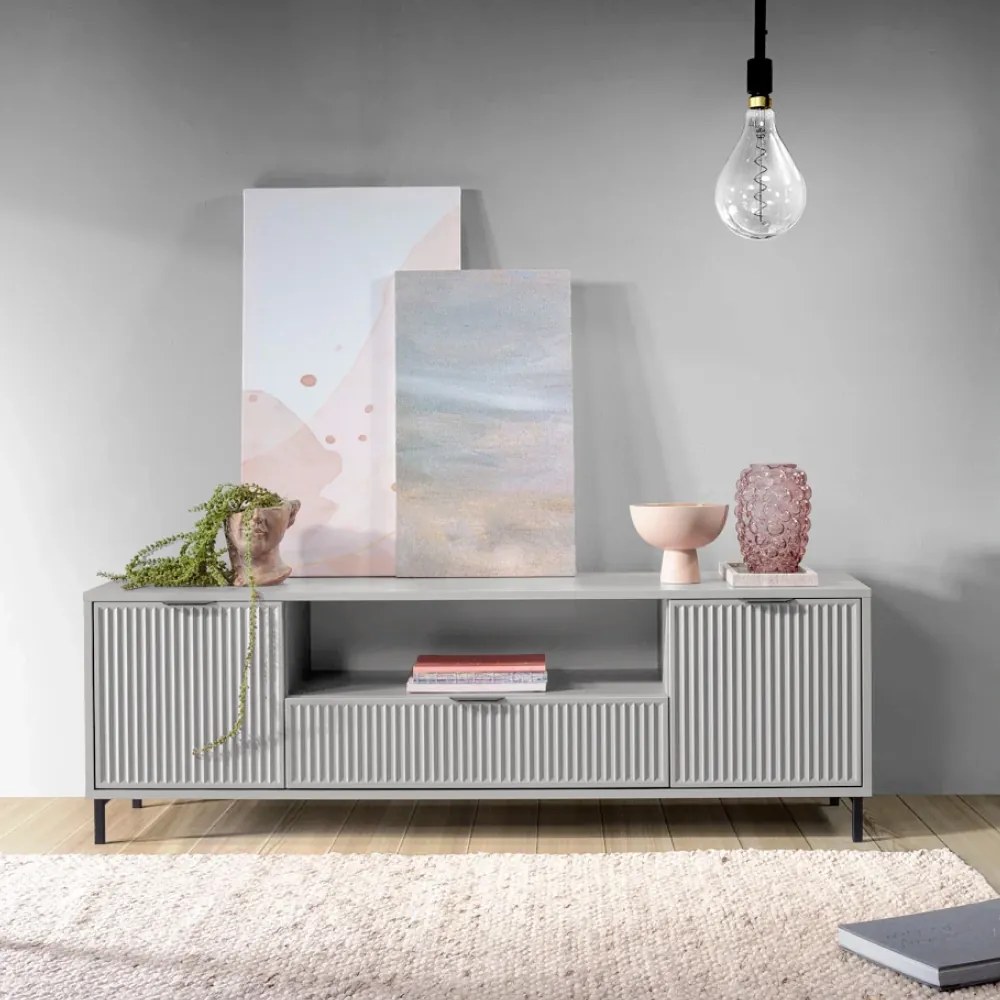 TV asztal, kasmír krémszín, STYLE LS 4