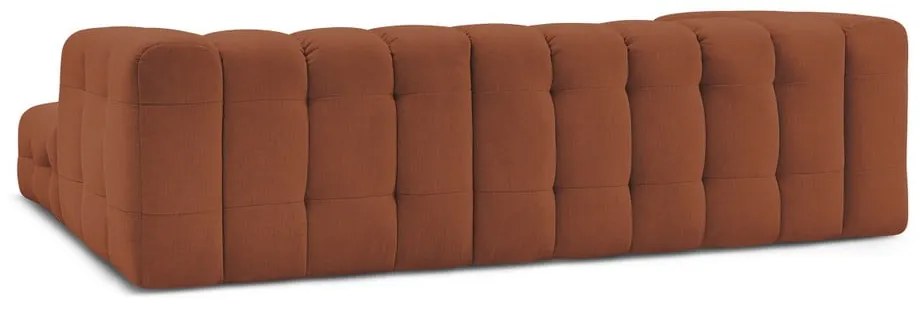 Téglavörös sarokkanapé (jobb oldali) Cloud – Bobochic Paris