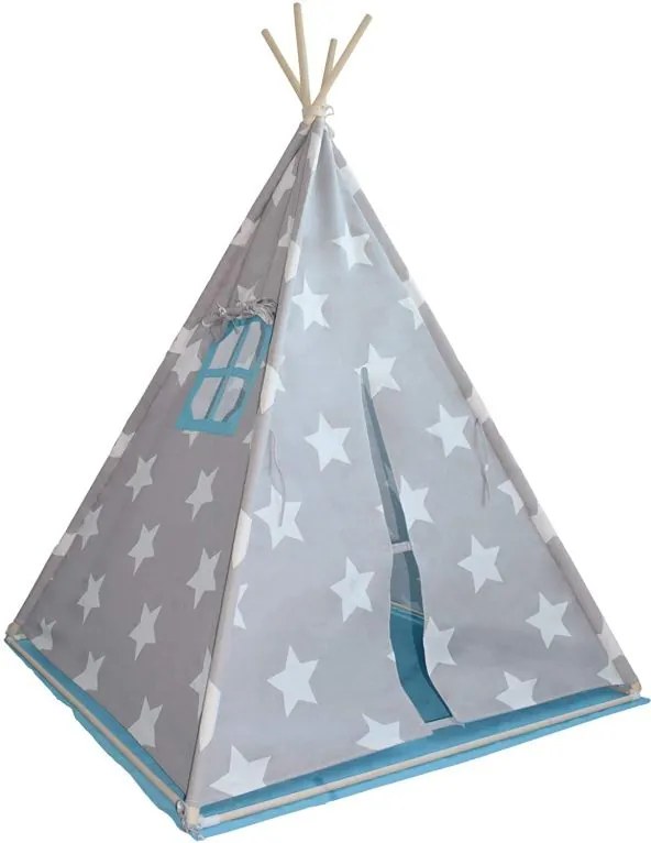 INFANTASTIC Gyermek sátor tartozékokkal kék/szürke