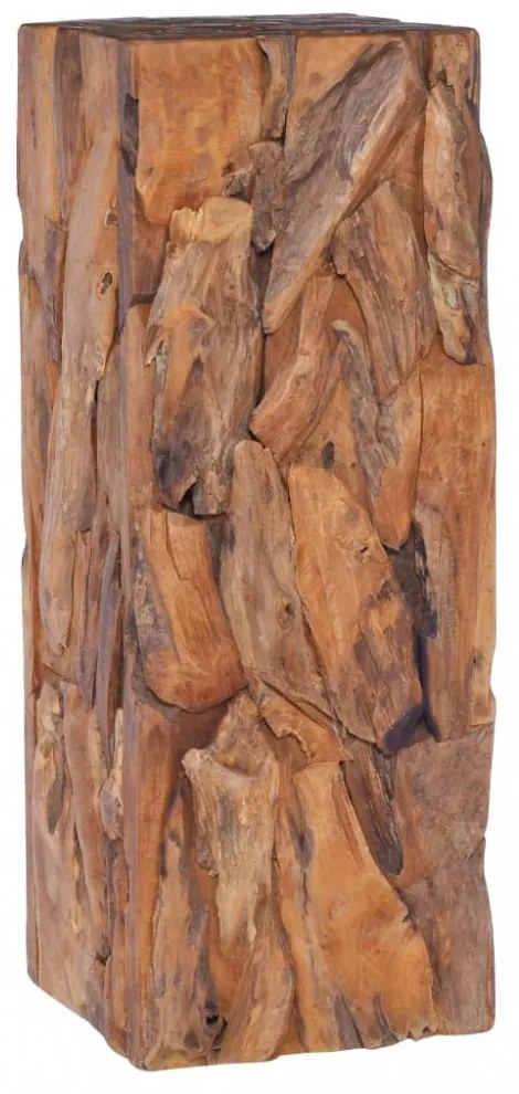 tömör tíkfa kisasztal 30 x 30 x 80 cm