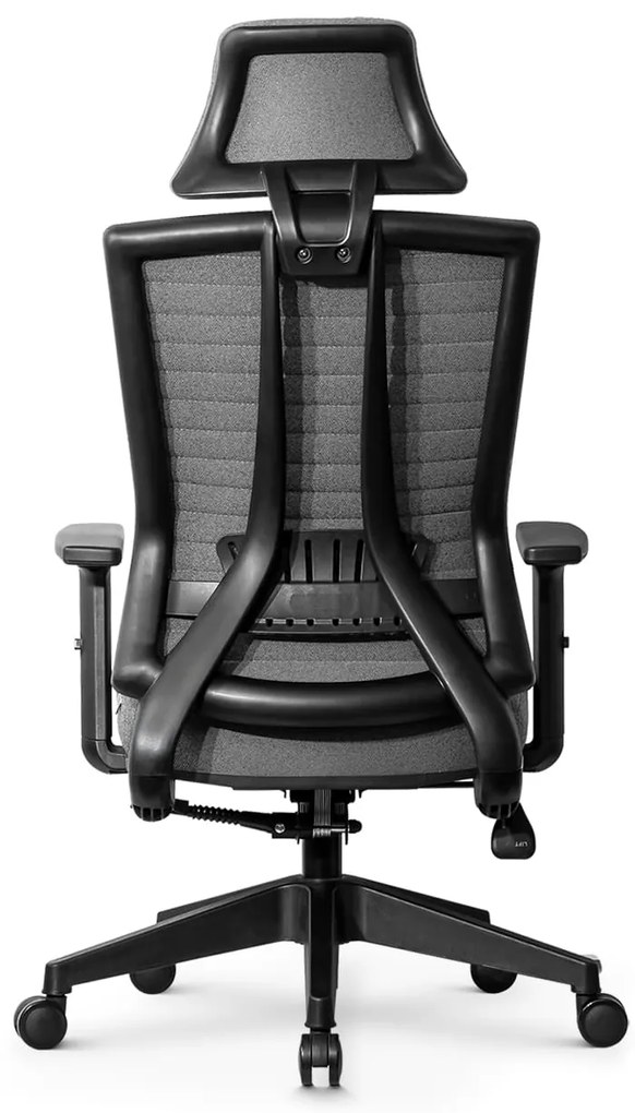 Ello ergonomikus szövet irodai forgószék deréktámasszal, fejtámasszal
