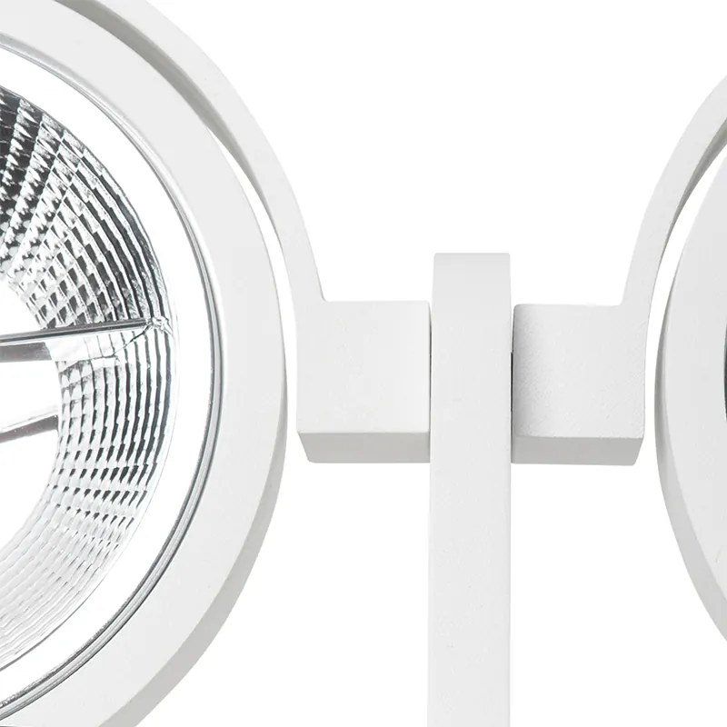 Modern spotlámpa fehér 2-lámpás - Master 111