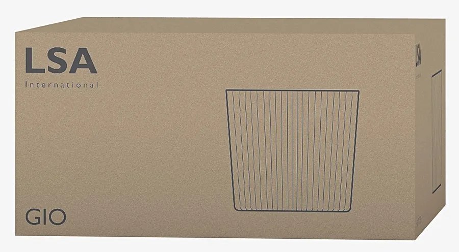 Sklenice Gio Line, 310 ml, čirá, set 4 ks - LSA International