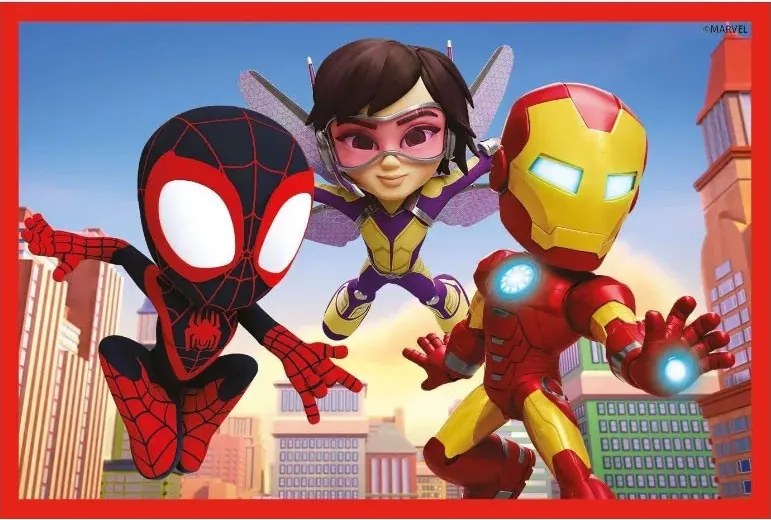 Pókember Spidey mesekocka 6 db-os Clementoni
