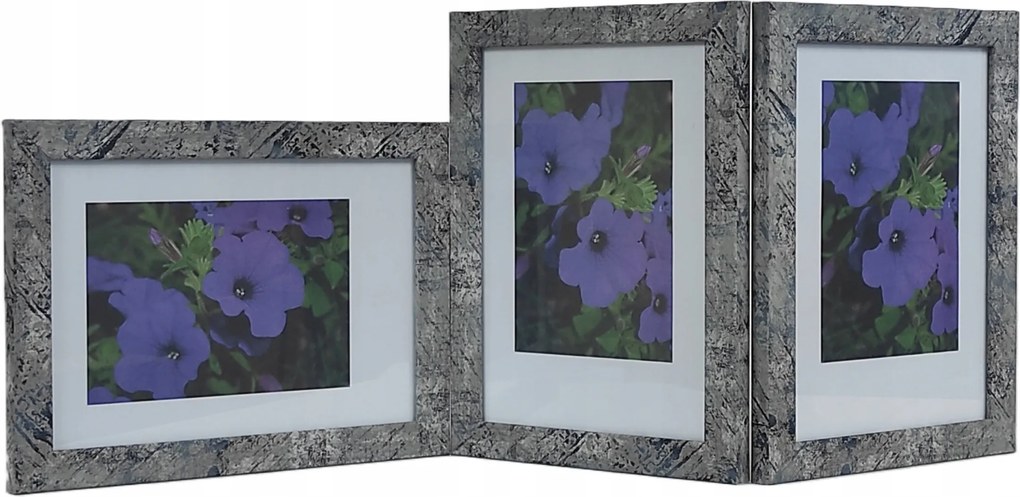 Galéria multirama Marmo fotó 15x21 cm Hármas szint/függőleges/függőleges Szürke