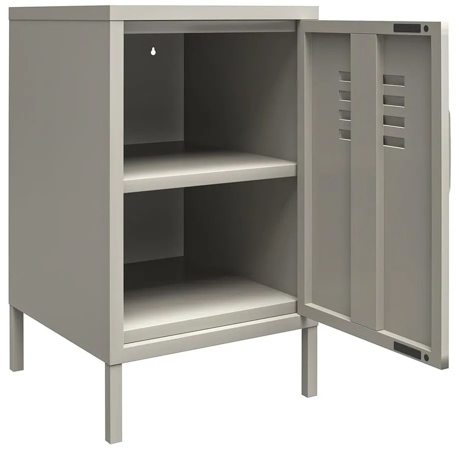 Bézs fém éjjeliszekrény Bradford – Støraa