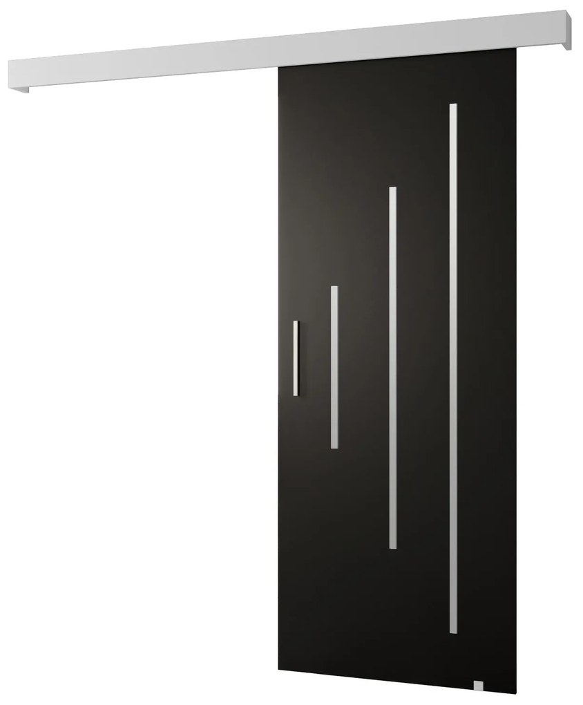 Tolóajtó 70 cm Slavdro 3 (matt fekete + matt fehér). 1108776