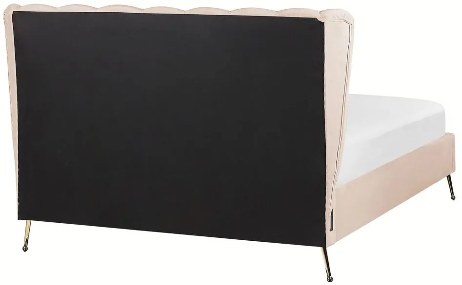 Franciaágy 140 cm Mirabell (bézs) (ágyráccsal) (USB porttal). 1081444