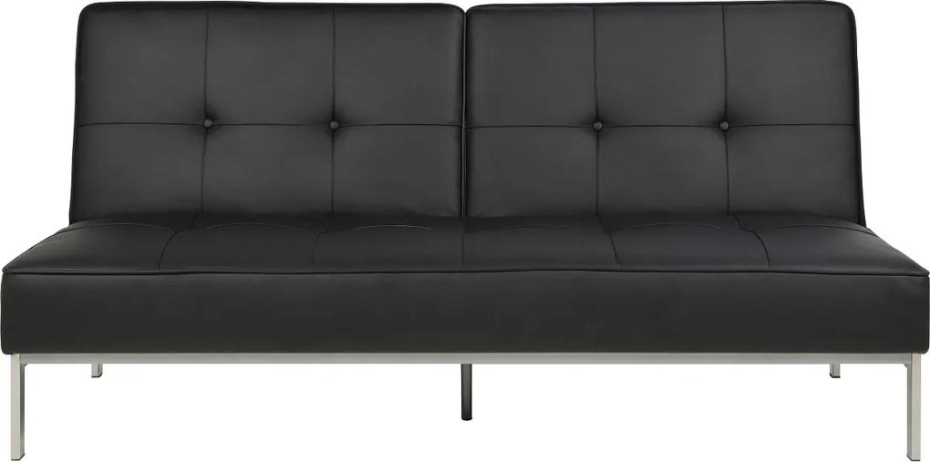 Ízléses ágyazható kanapé Amadeo 198 cm - fekete