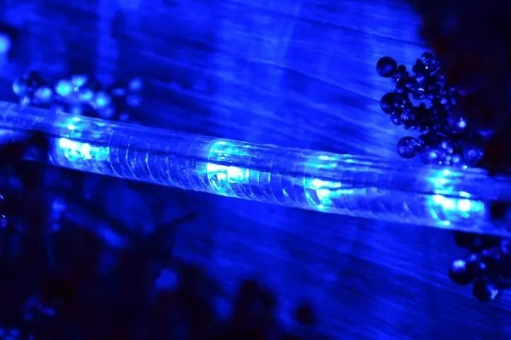 NEXOS Fénykábel 480 LED Kék 20 m