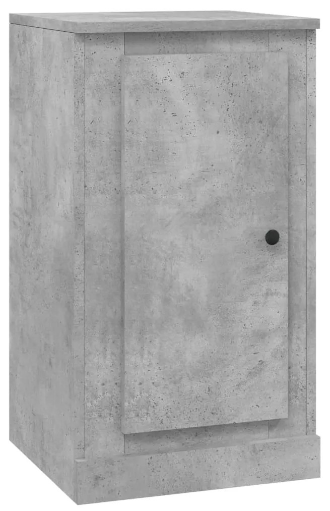 betonszürke szerelt fa tálalószekrény 37,5x35,5x67,5 cm