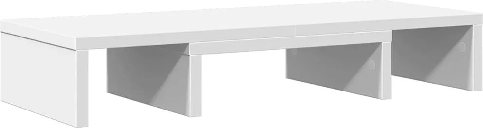 vidaXL fehér szerelt fa állítható monitorállvány 60 x 24 x 10,5 cm