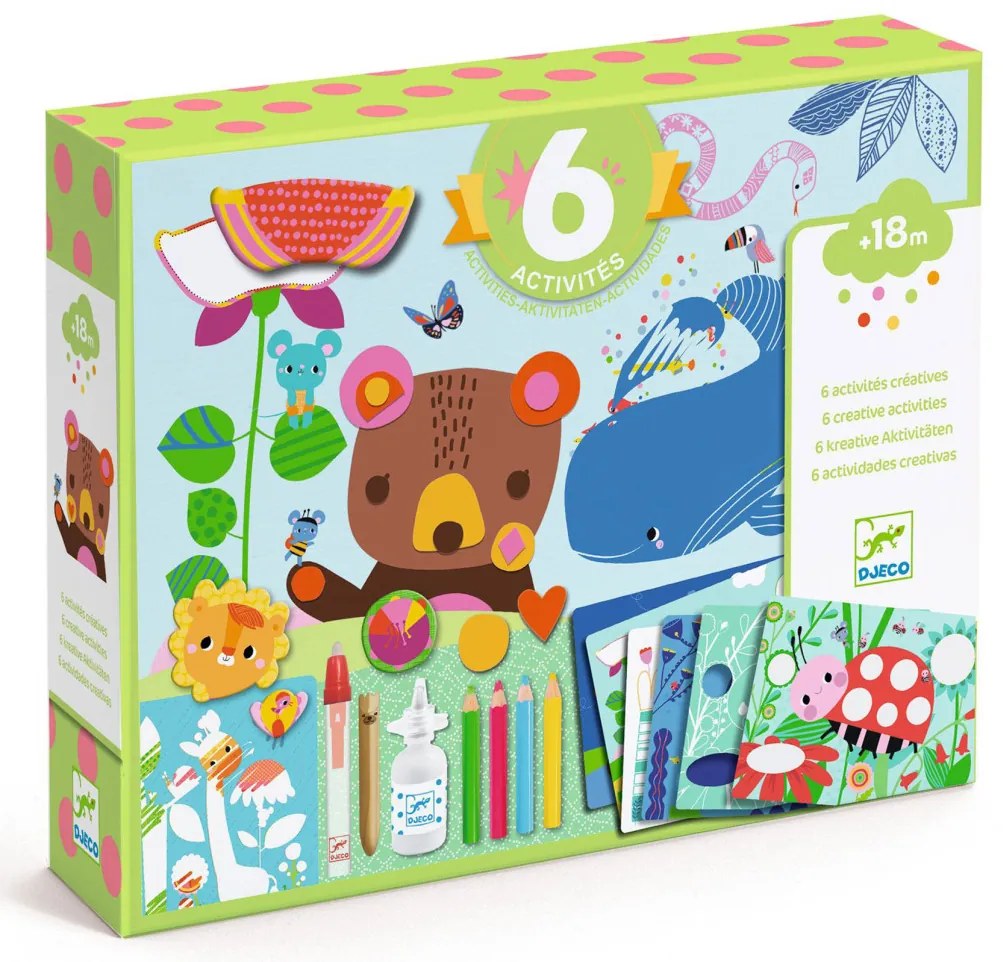 Kreatív műhely - 6 technika 1 dobozban - Egér és barátai - The mouse and his friends