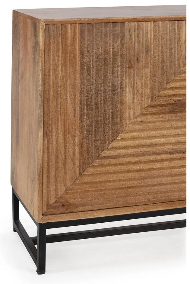 Natúr színű mangófa komód 170x79x40 cm Nereida – MOME