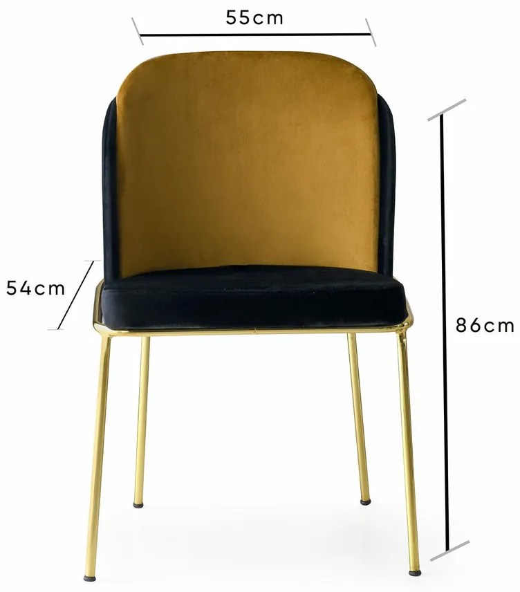 Dore Gold étkezőszék szett, 4 db, 4 db