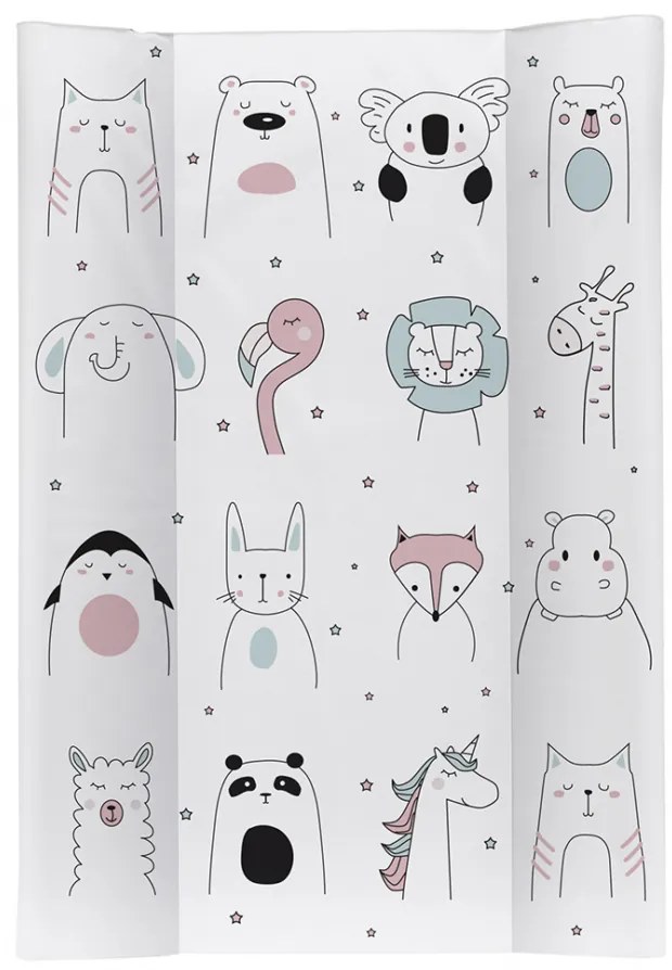 Rotho Babydesign Pelenkázó lap, peremes, Boldog Arcok