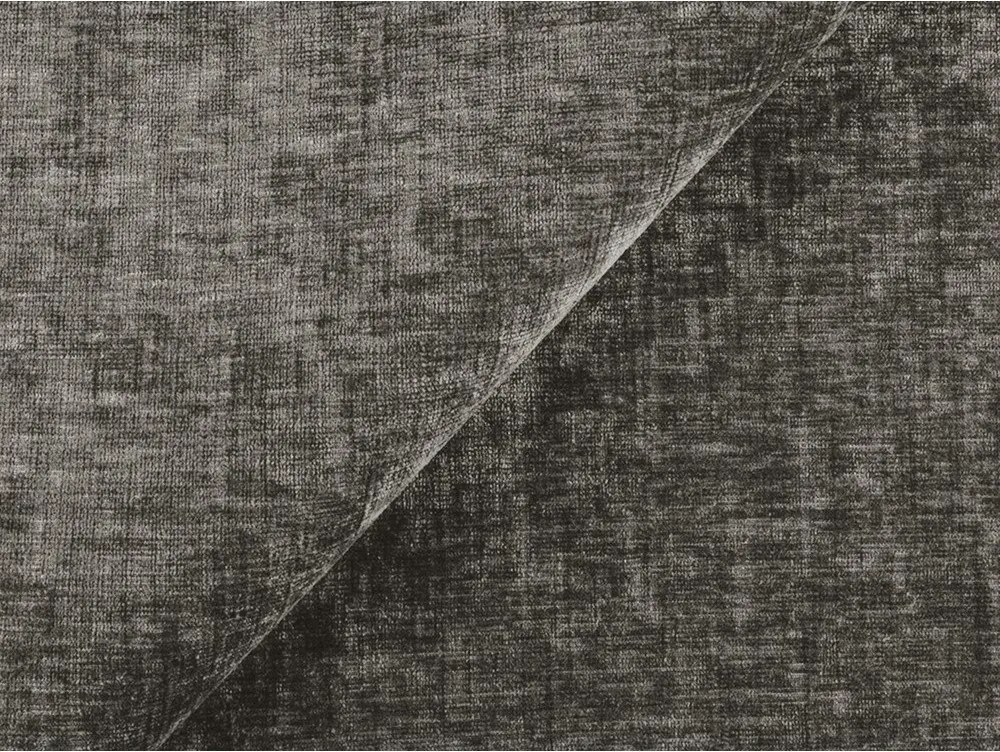 Szürke zsenília kinyitható sarokkanapé (bal oldali-heverő résszel) Kuki – Makamii