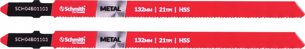 Hss szúrófűrészlap M2 132mm 21TPI 2s