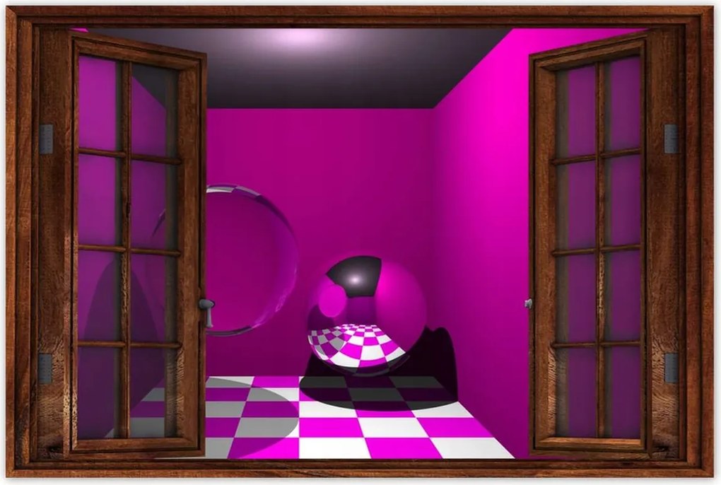 Poszterek 120x80 Lila szoba