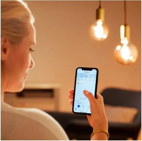 LED Dimmelhető izzó VINTAGE G125 E27/6,7W/230V 2000-5000K CRI 90 Wi-Fi - WiZ