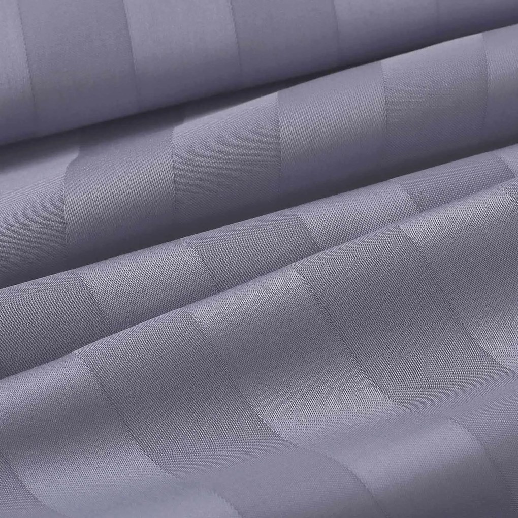 Goldea ünnepi damaszt szögletes terítő - sötétszürke csíkos 120 x 140 cm