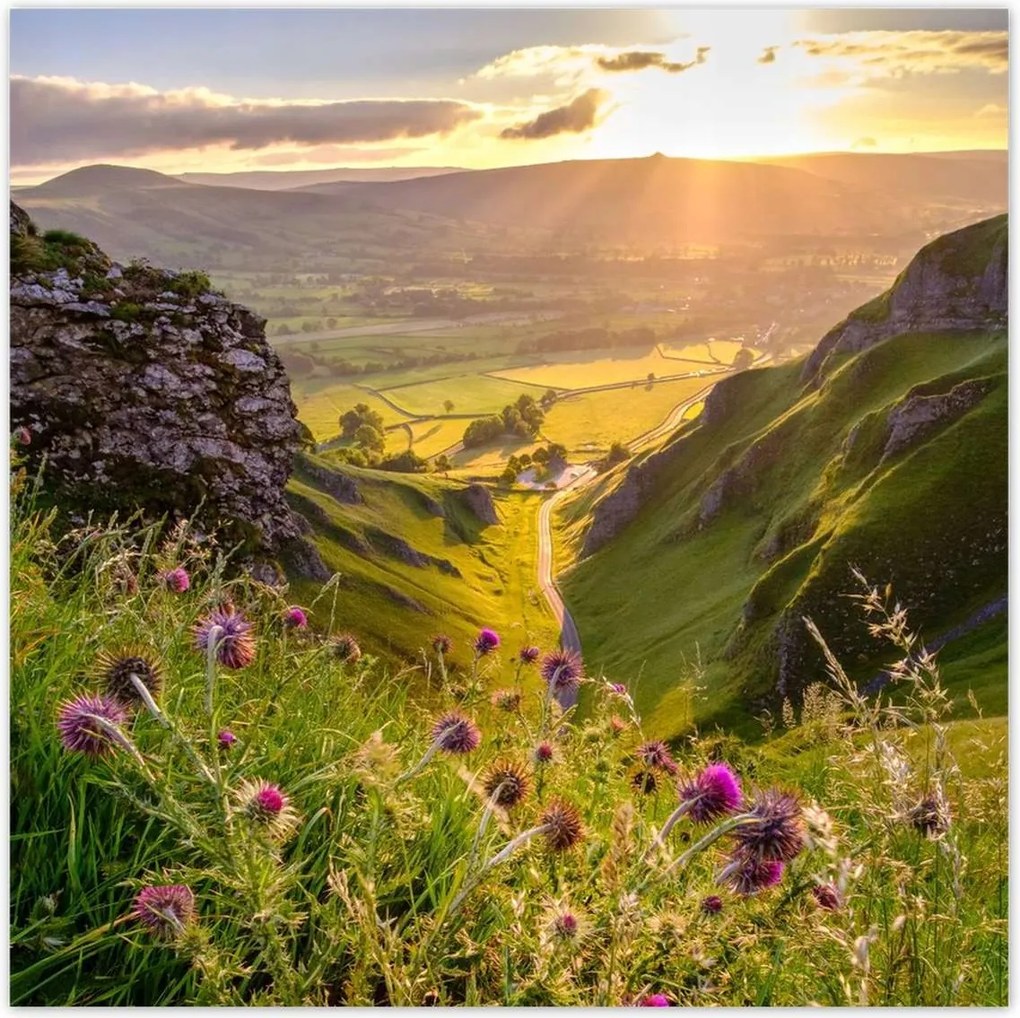 Poszterek 100x100 Gyönyörű tájkép Kilátás