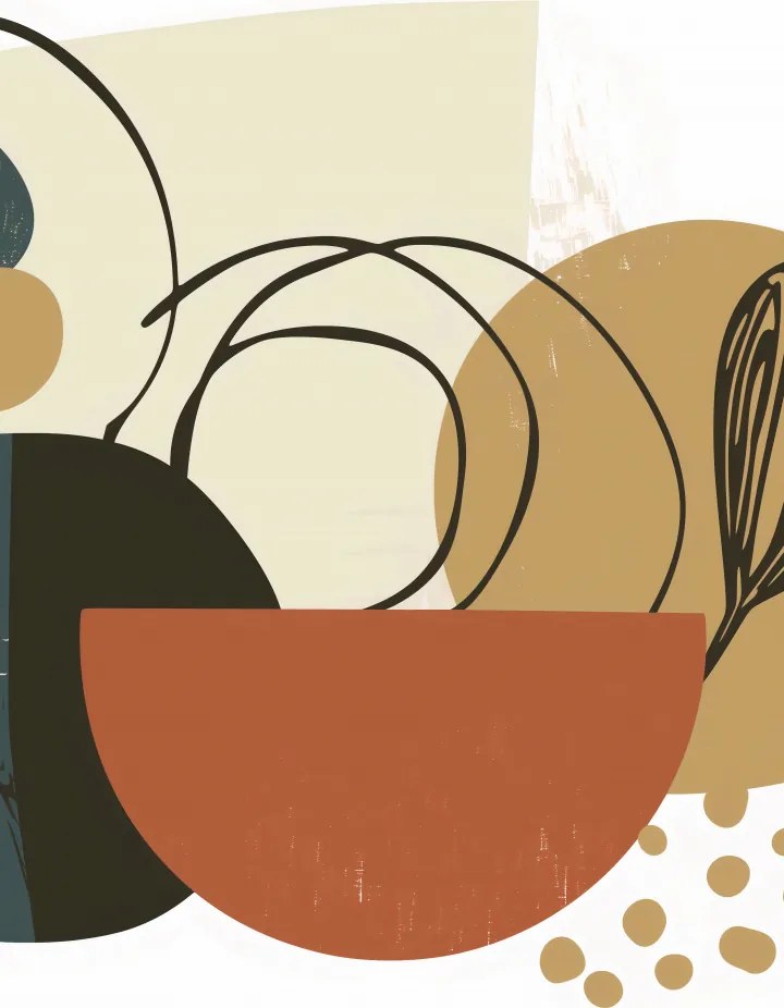 Poszter 67,5x100cm Növény kollázs