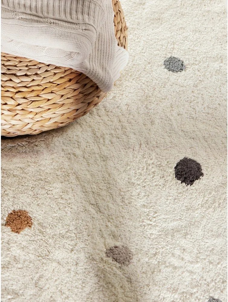 Krémszínű mosható-kézi szövésű pamut gyerek szőnyeg 140x200 cm Snuggle Pippo – Hanse Home
