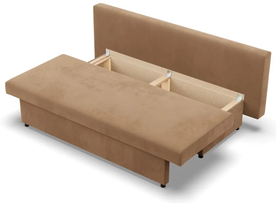 Sony kanapé, szövet anyag, bonell töltet, barna