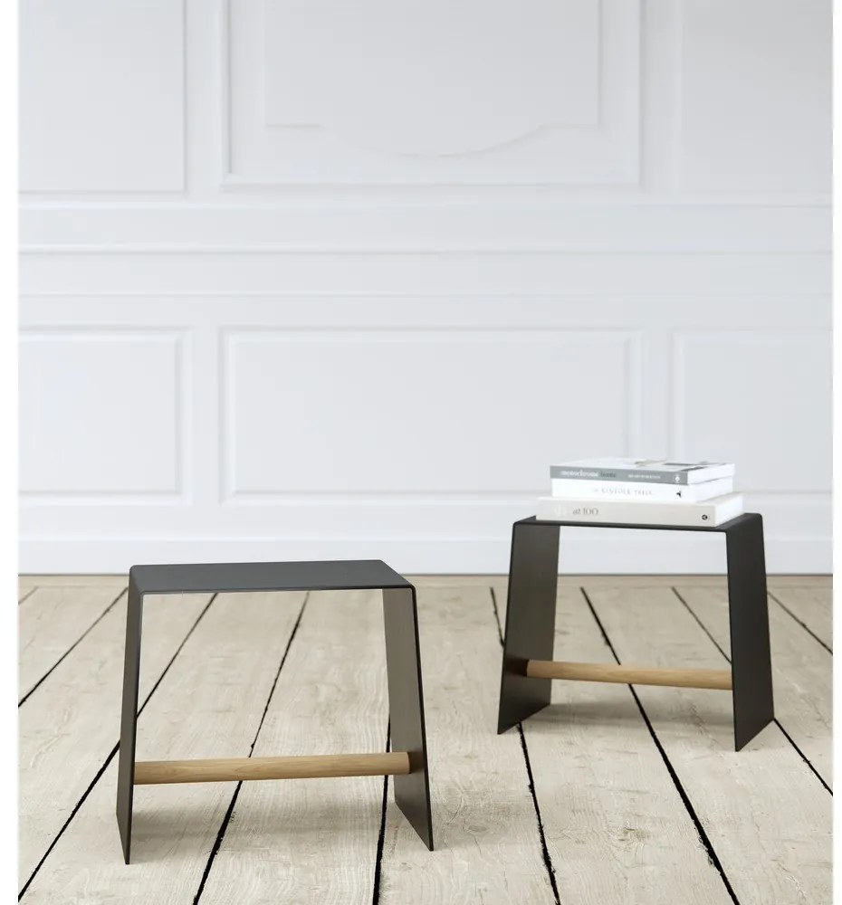 Fekete fém ülőke Bull – LIND DNA