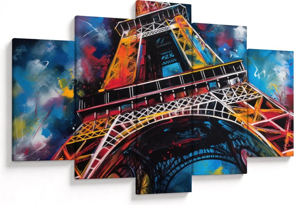 Kép - Az Eiffel-torony festménye II. (150x105 cm)