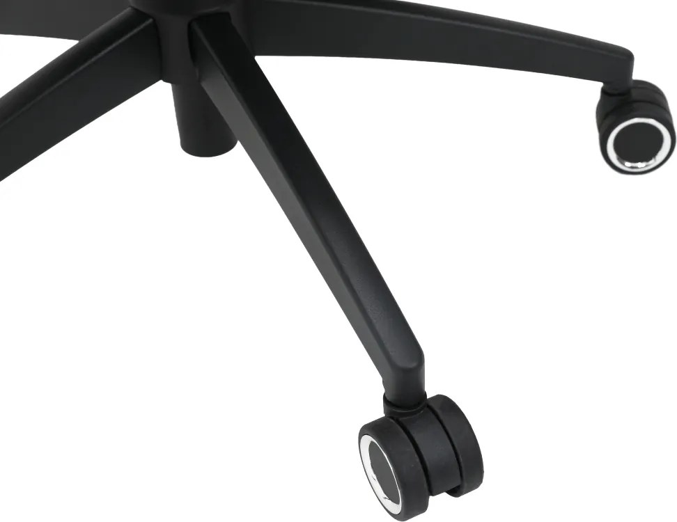 Irodai szék, sötétszürke/fekete, teherbírás 150 kg, VILMER