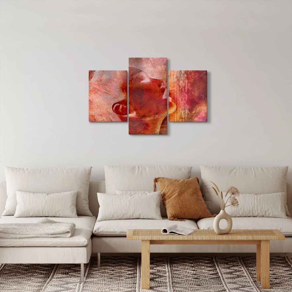 Kép - Egy női arc profilja (90x60 cm)