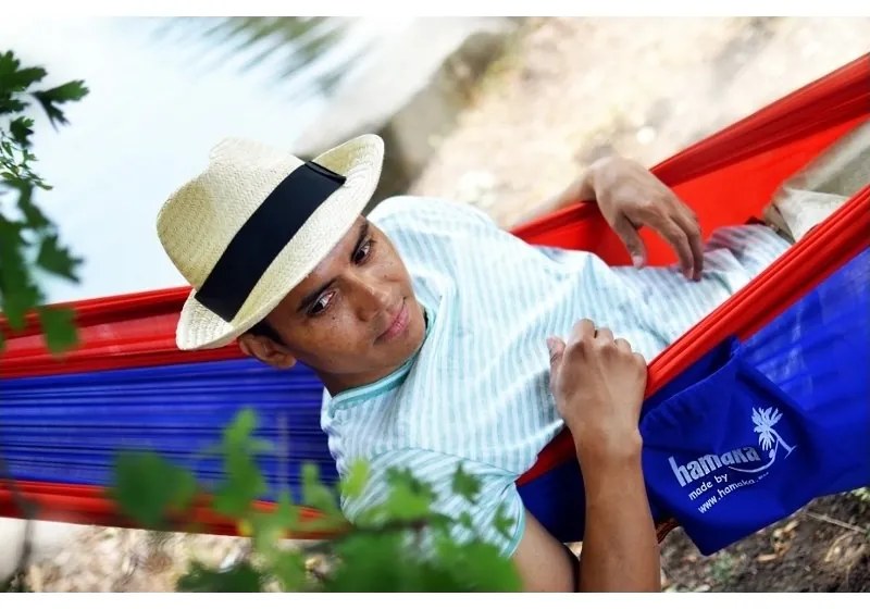 Függőágy Hammock Original egy részére, piros / kék