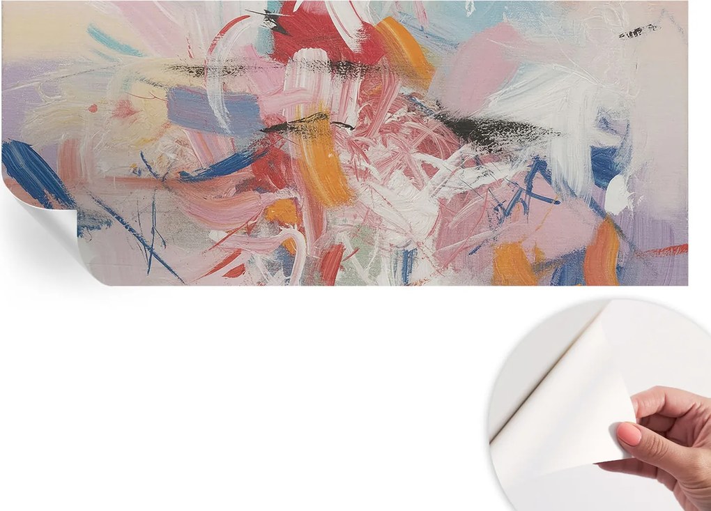 Öntapadós fotótapéta Egyszerű összeszerelés Harmonikus absztrakt 250x104 cm