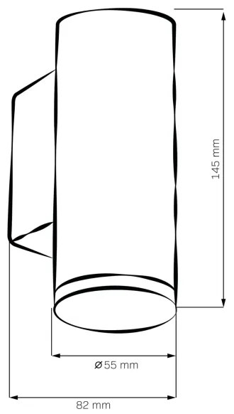 LED RGBW fényerőszabályozható fürdőszobai fali lámpatest TURYN 1xGU10/6,5W/230V IP44 fehér