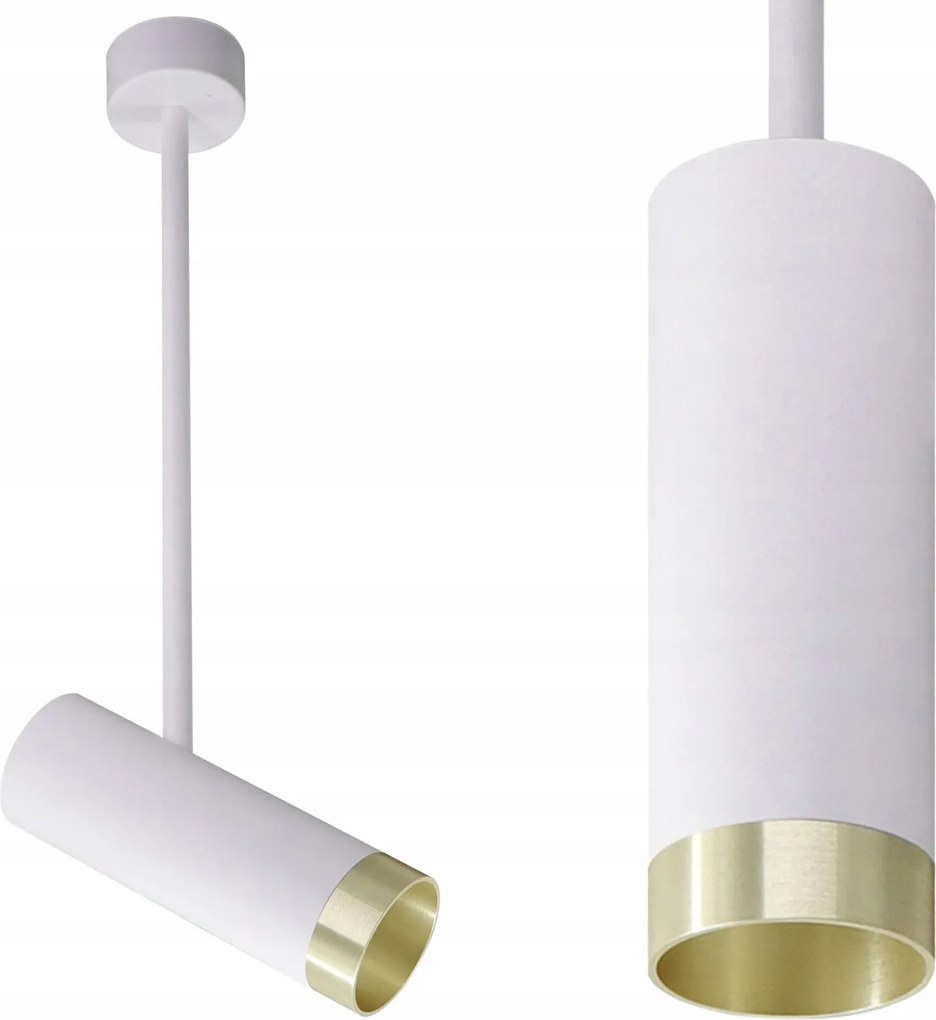 Mennyezeti lámpa Falra szerelhető spotlámpa GU10 fehér arany Porto Goldlux