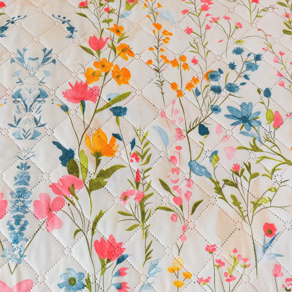 Ágytakaró MILLEFLEUR, színes kivitel Méret: 170 x 210 cm
