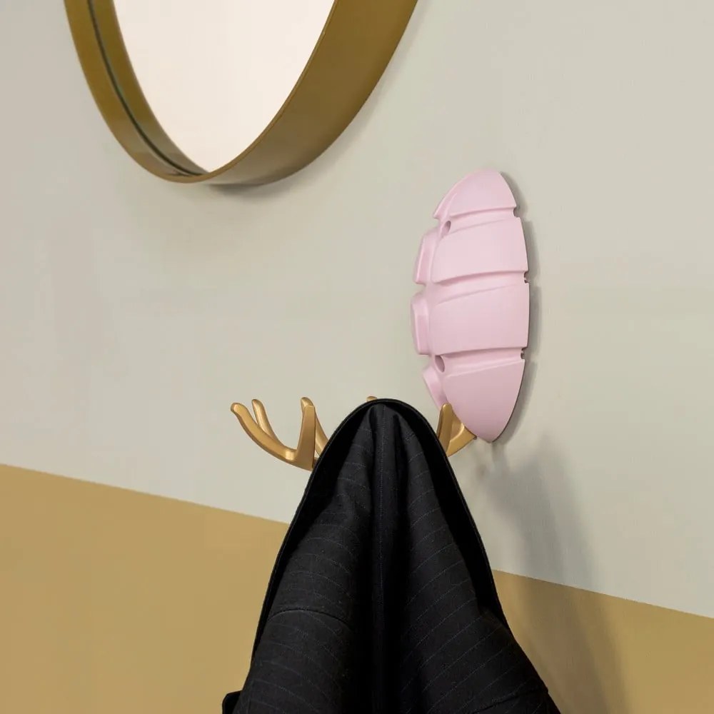 Világos rózsaszín fali akasztó Bug – Spinder Design