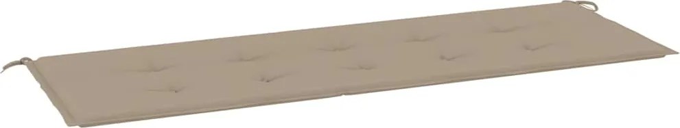 vidaXL tópszínű oxford szövet kerti padpárna 150x50x4 cm