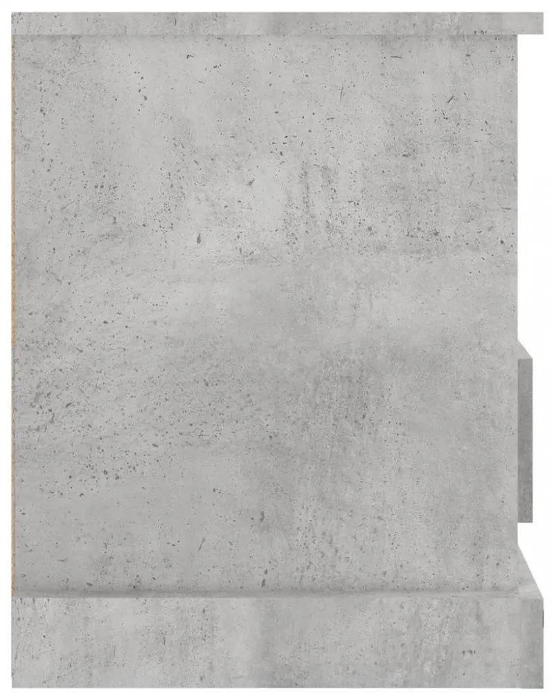 betonszürke szerelt fa TV-szekrény 93 x 35,5 x 45 cm