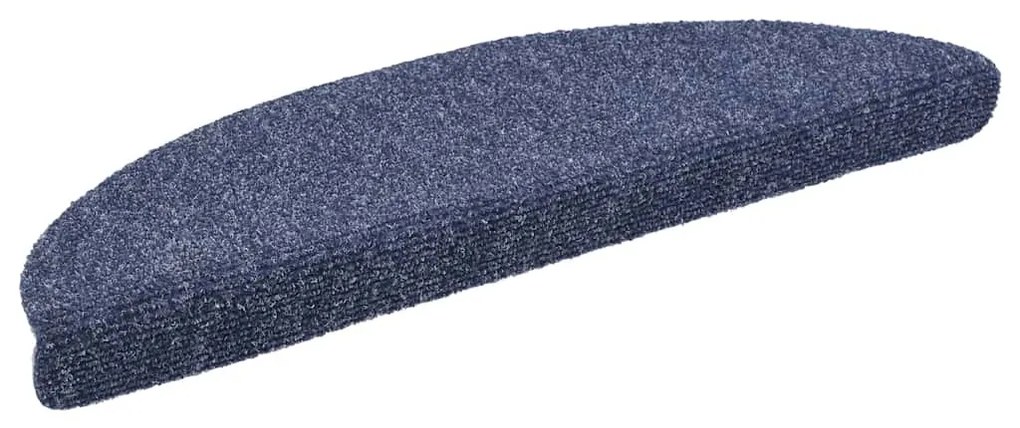 vidaXL 30 db kék öntapadó lépcsőszőnyeg 56 x 17 x 3 cm