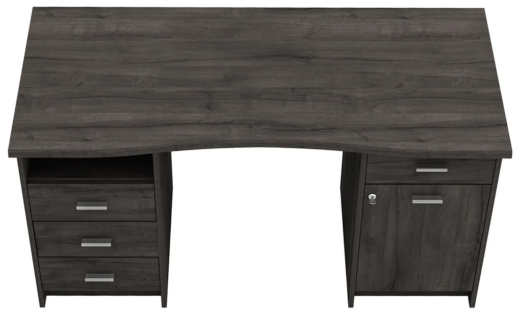 Íróasztal MONACO 2 sötét tölgy